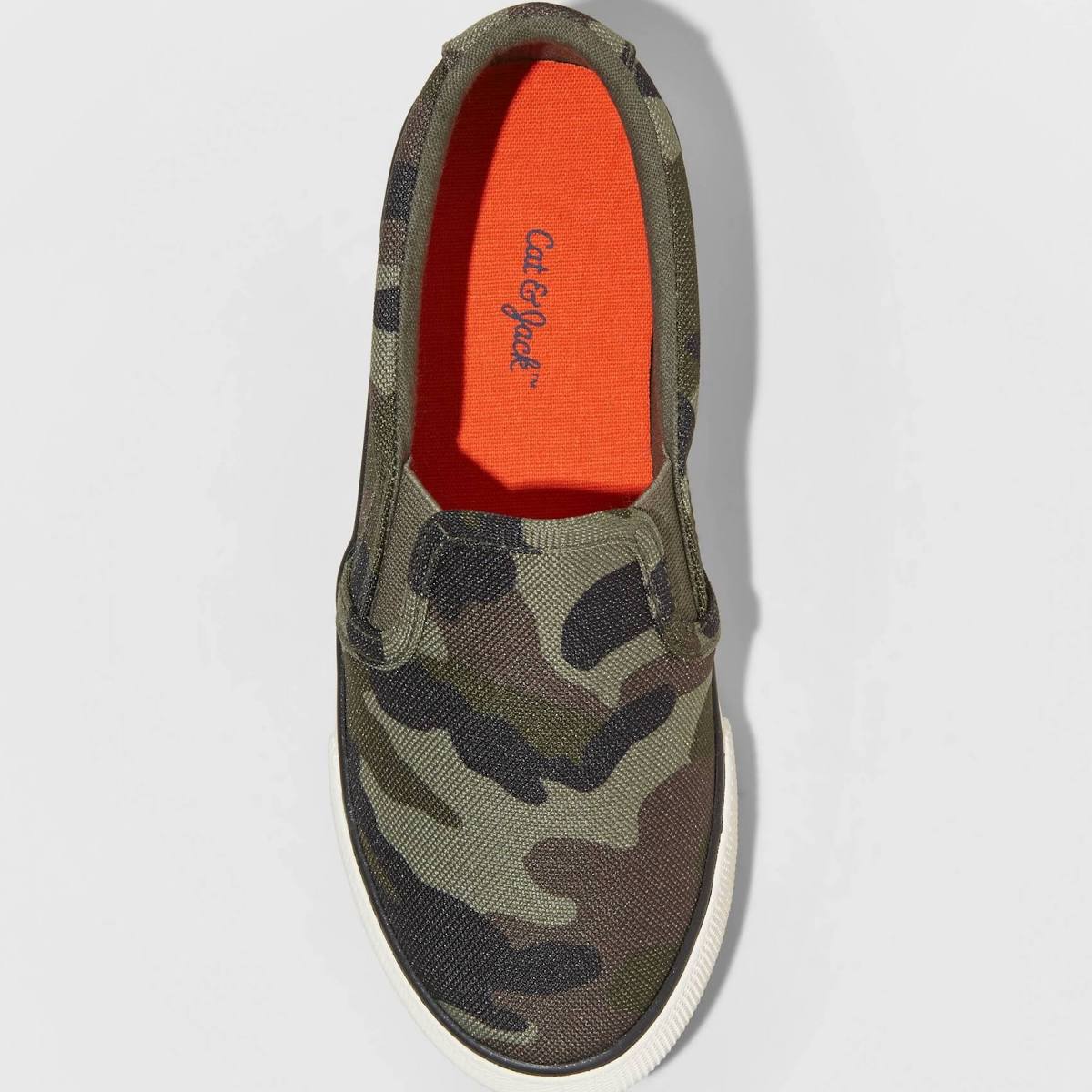 Cat & Jack Boys Enzo Slip On Sneakers Camouflage - CHOOSE SIZE